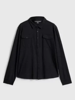 Shirts>John Varvatos ABUJA WESTERN SHIRT BLACK
