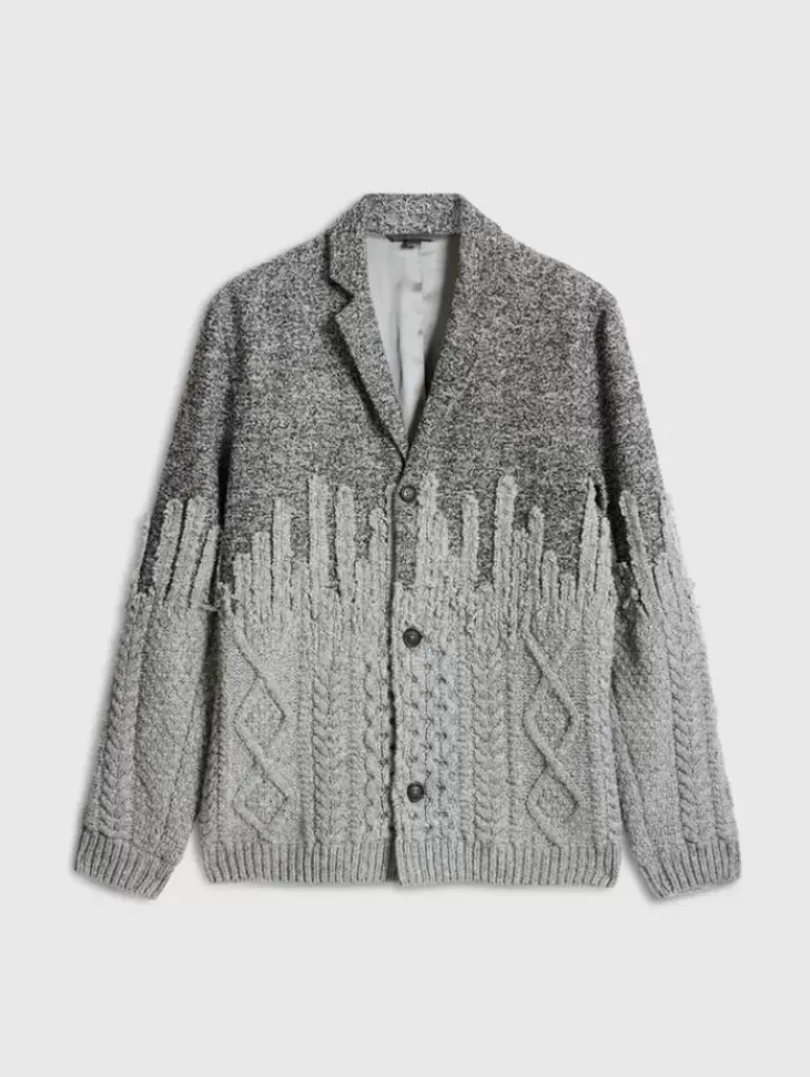 Coats And Jackets>John Varvatos ALESSIO BLAZER DKSTEELHTR