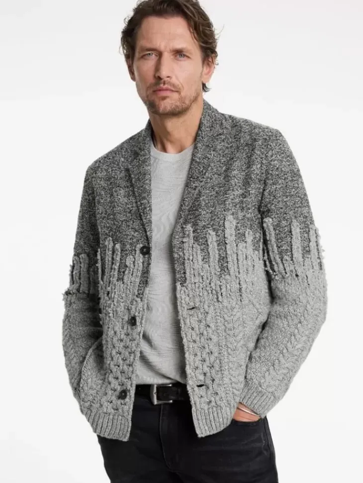 Coats And Jackets>John Varvatos ALESSIO BLAZER DKSTEELHTR