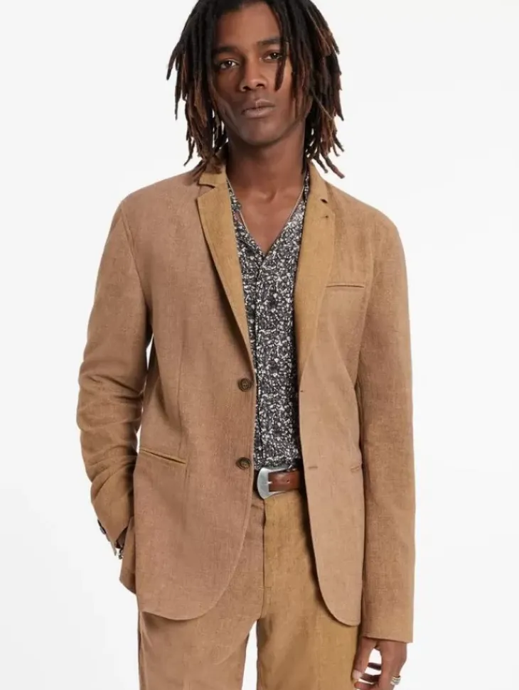 Leather & Outerwear|Tops>John Varvatos ALLEN JACKET CLAY