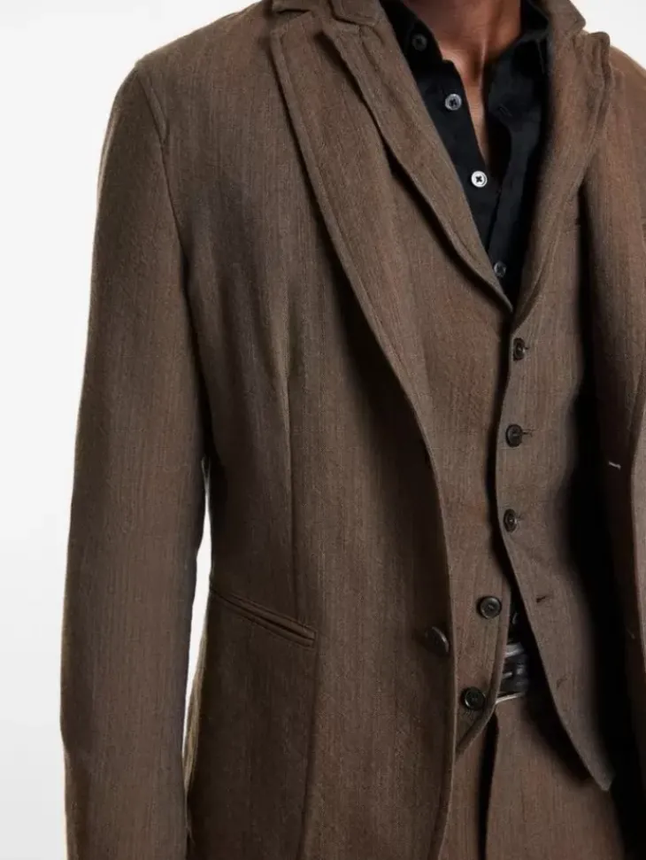 Coats And Jackets|Suit Jackets>John Varvatos ALLEN JACKET CHAMOIS
