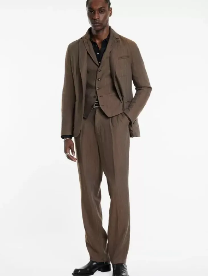 Coats And Jackets|Suit Jackets>John Varvatos ALLEN JACKET CHAMOIS