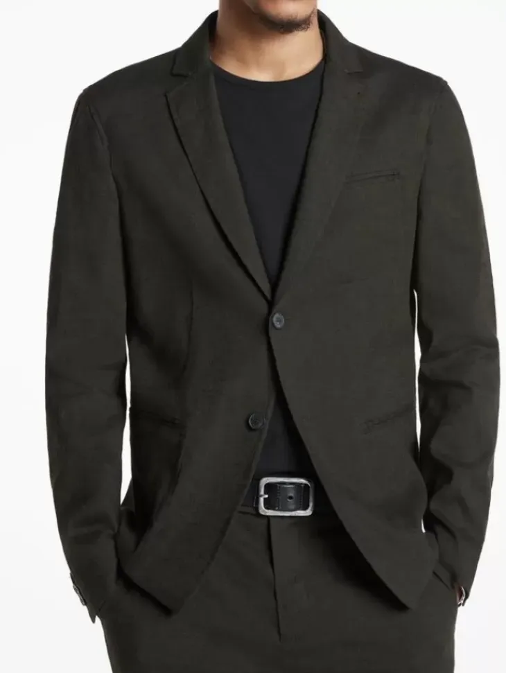Leather & Outerwear|Tops>John Varvatos ALLEN JACKET KELP