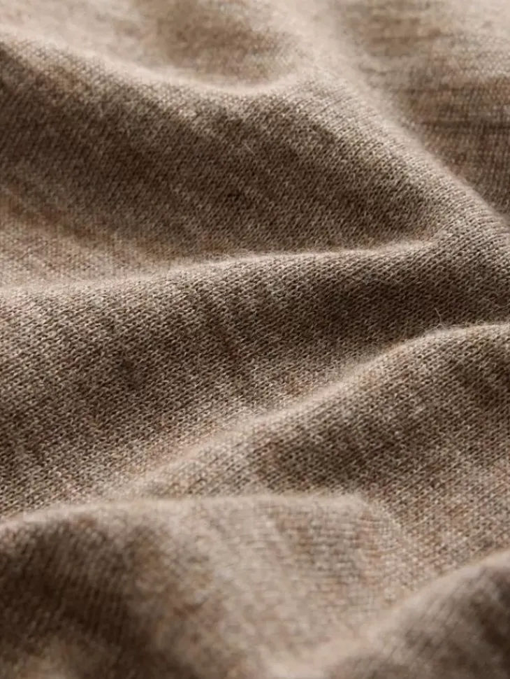 Sweaters>John Varvatos ALONTE MOCK NECK ESPRESSO