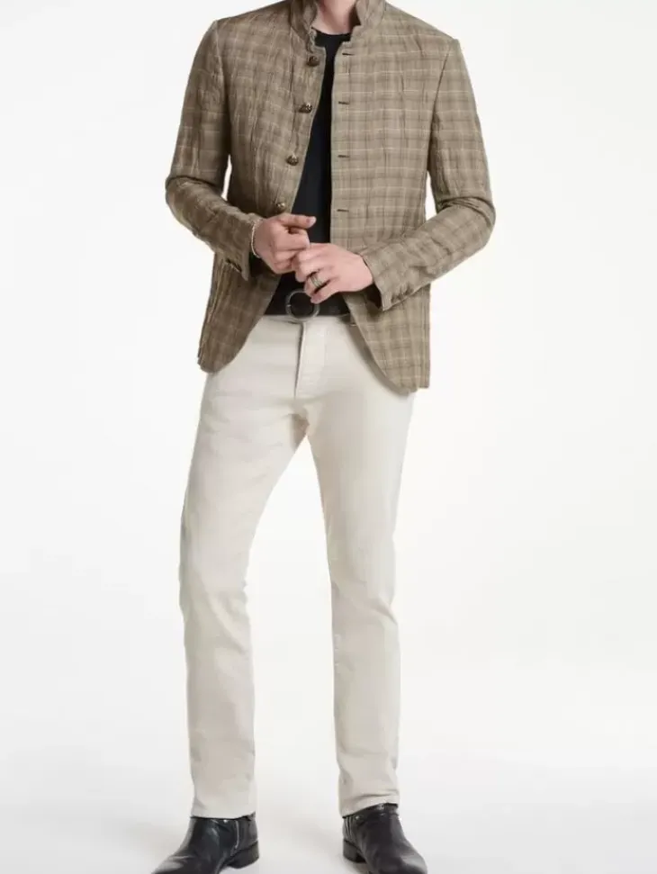 Tops|Leather & Outerwear>John Varvatos ANSON JACKET OLIVELEAF