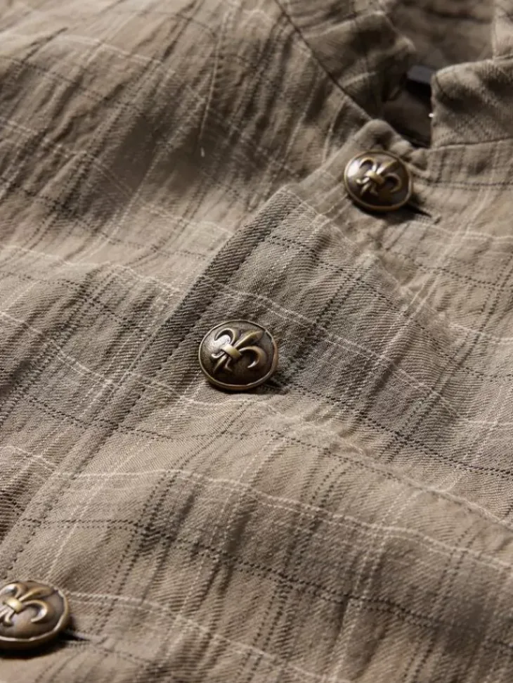 Tops|Leather & Outerwear>John Varvatos ANSON JACKET OLIVELEAF