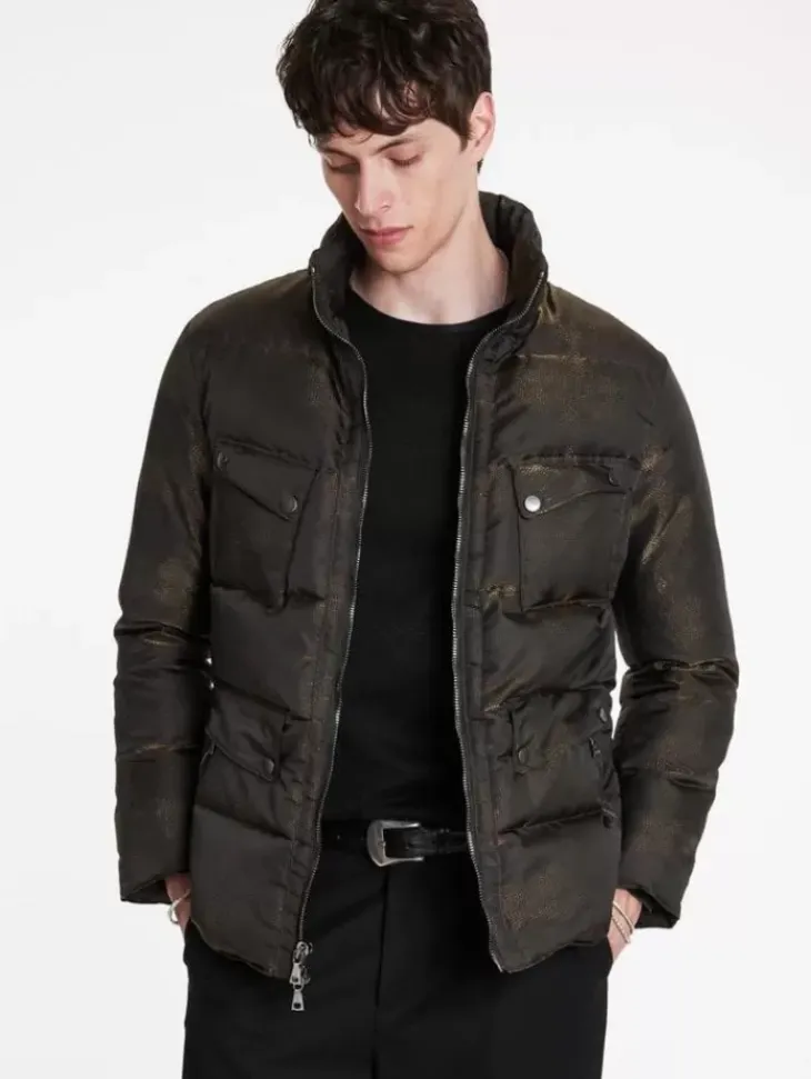 Coats And Jackets>John Varvatos ASHTON PARKA LTBROWN