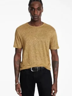 Tops>John Varvatos AVANCA CREW CLAY