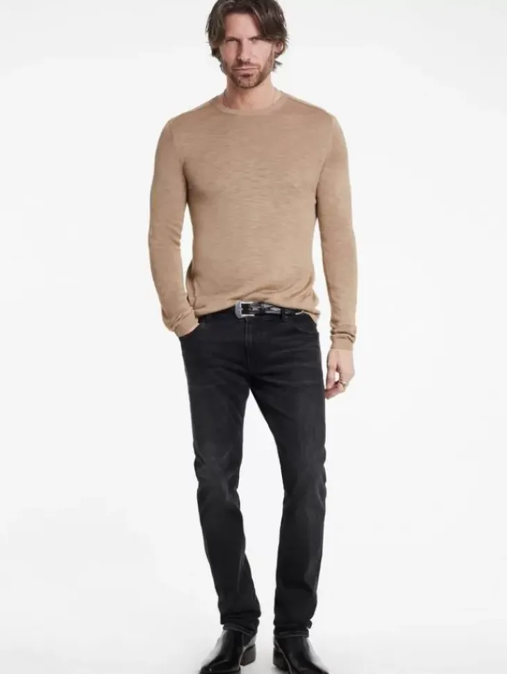 Sweaters>John Varvatos AVEIRO CREW ALMOND