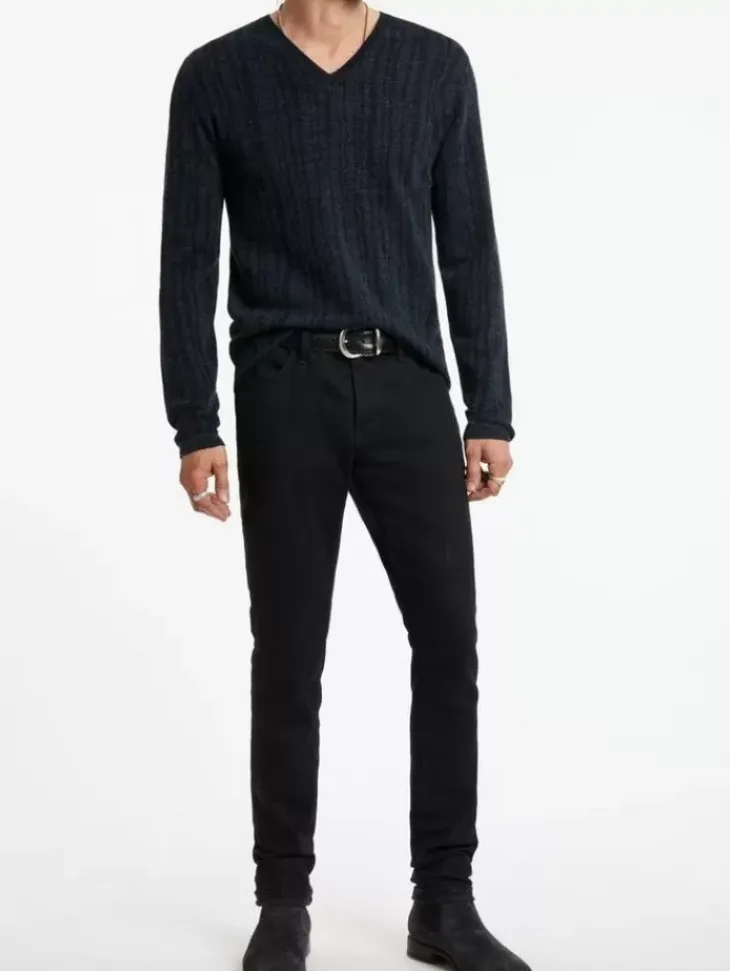 Tops>John Varvatos BANDERA V-NECK NAVY