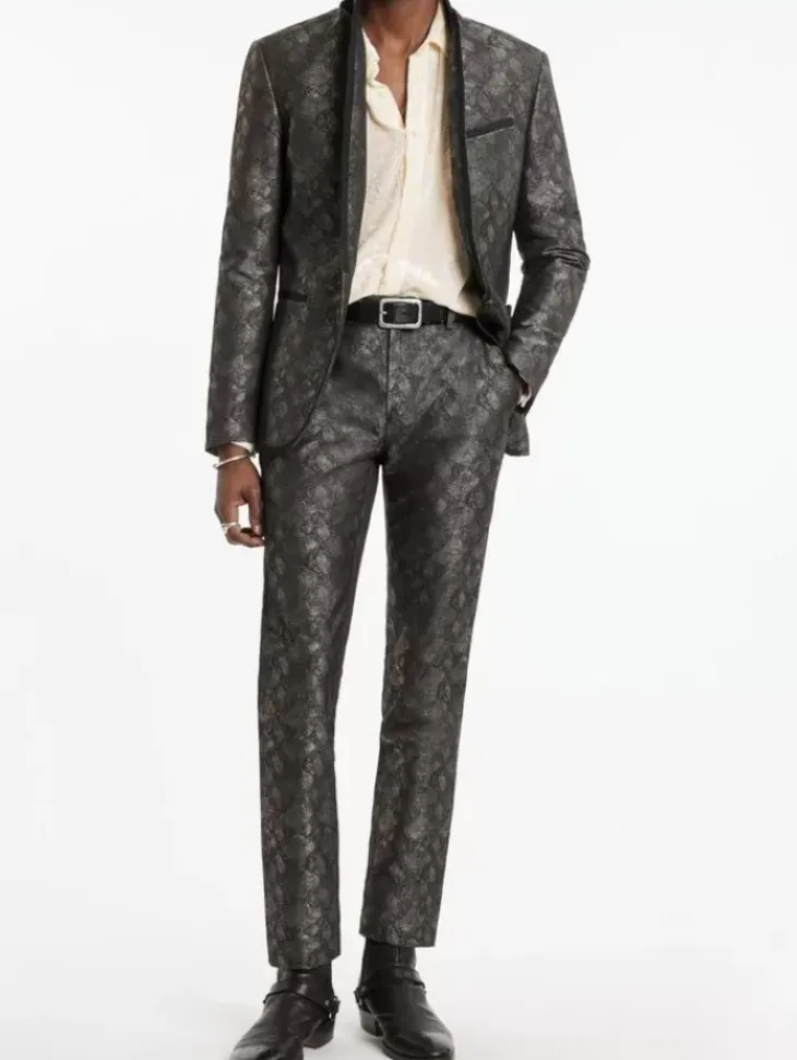 Tops>John Varvatos BATIK SHIRT WHITE