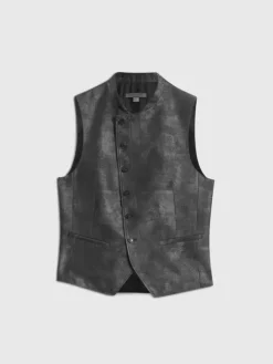 Suit Jackets>John Varvatos BEACON VEST ECLIPSEHEATHER