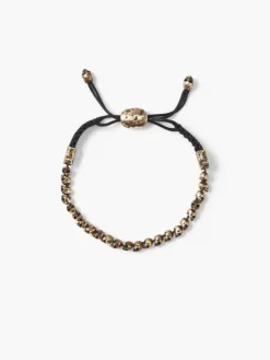 Jewelry>John Varvatos BEADED SKULL BRACELET BRASS