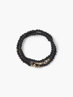 Jewelry>John Varvatos BEADED NECKLACE BRUMEBLK