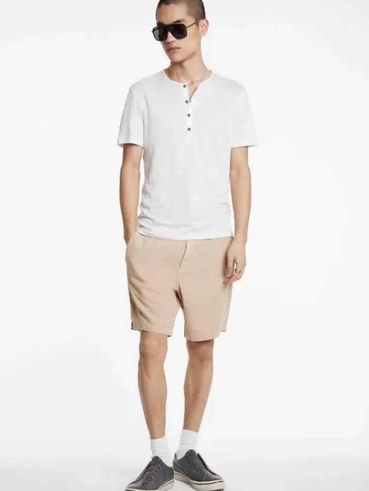 Henleys>John Varvatos BLEEKER HENLEY WHITE