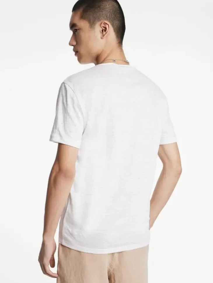 Henleys>John Varvatos BLEEKER HENLEY WHITE
