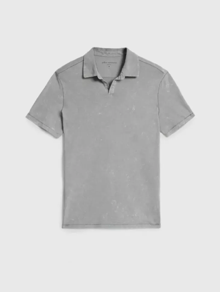 Tops>John Varvatos BODHI POLO MEDGREY