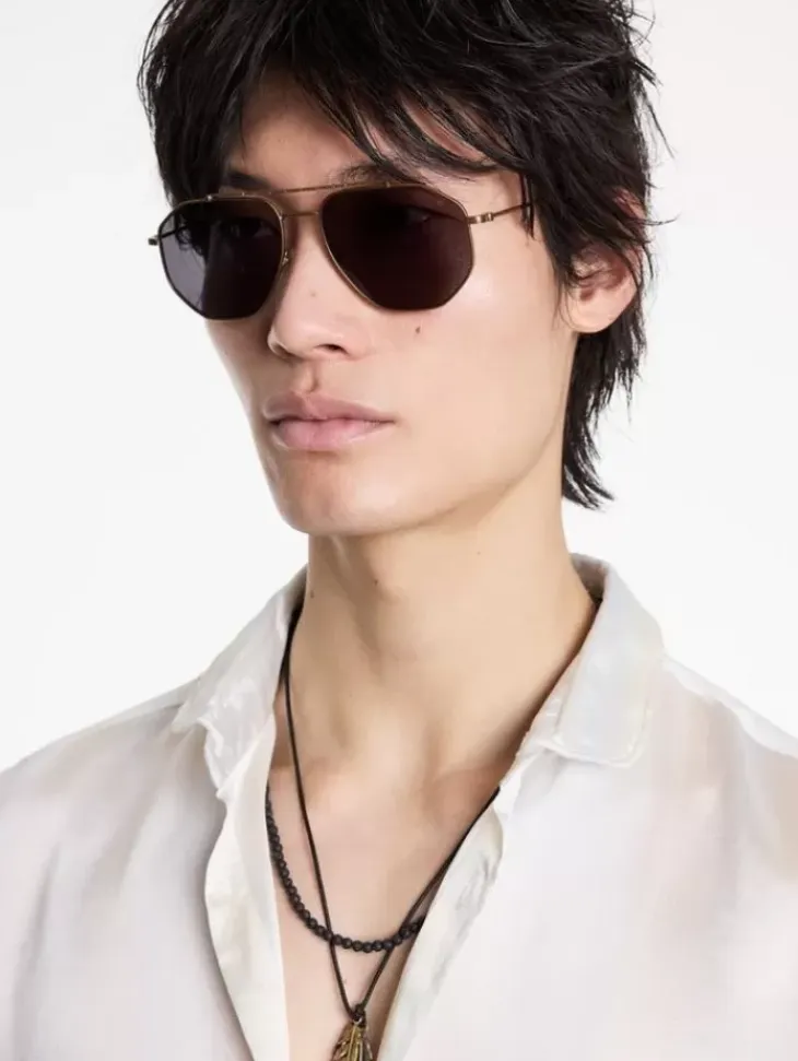 Eyewear>John Varvatos BOWERY AVIATOR NOCOLOR