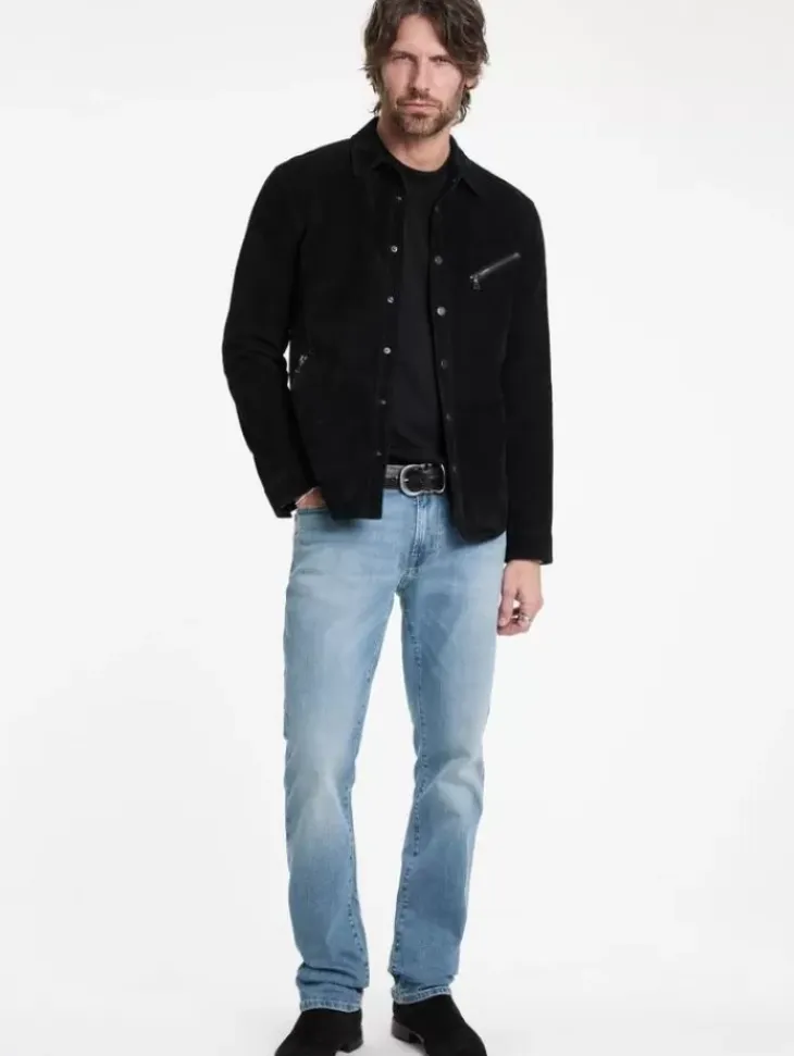 Jeans & Pants>John Varvatos BOWERY FADE OUT WASH JEAN OXFDBLUE