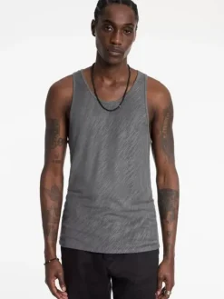T-Shirts>John Varvatos BROOME TANK GREYSTONE
