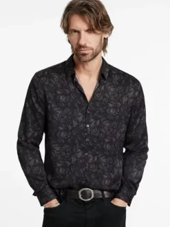 Tops>John Varvatos BUCKS SHIRT MAUVEWOOD