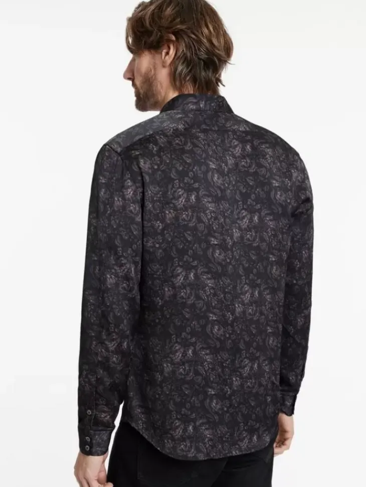 Tops>John Varvatos BUCKS SHIRT MAUVEWOOD