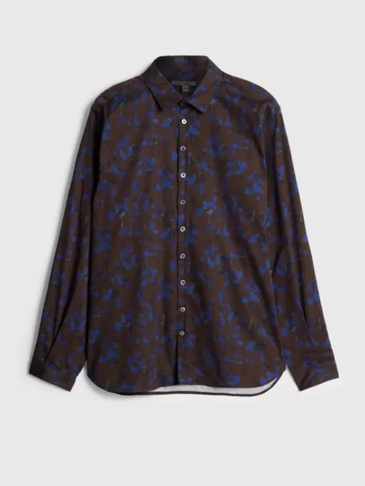 Tops>John Varvatos BUCKS SHIRT CHOCOLATE