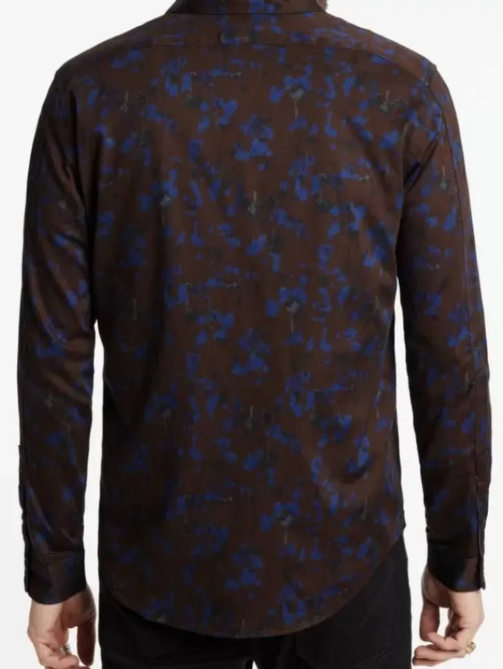 Tops>John Varvatos BUCKS SHIRT CHOCOLATE
