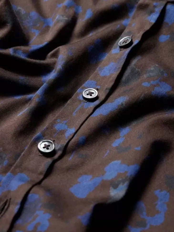 Tops>John Varvatos BUCKS SHIRT CHOCOLATE