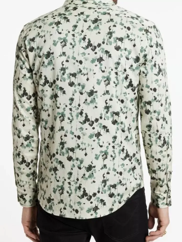 Tops>John Varvatos BUCKS SHIRT SPRUCE