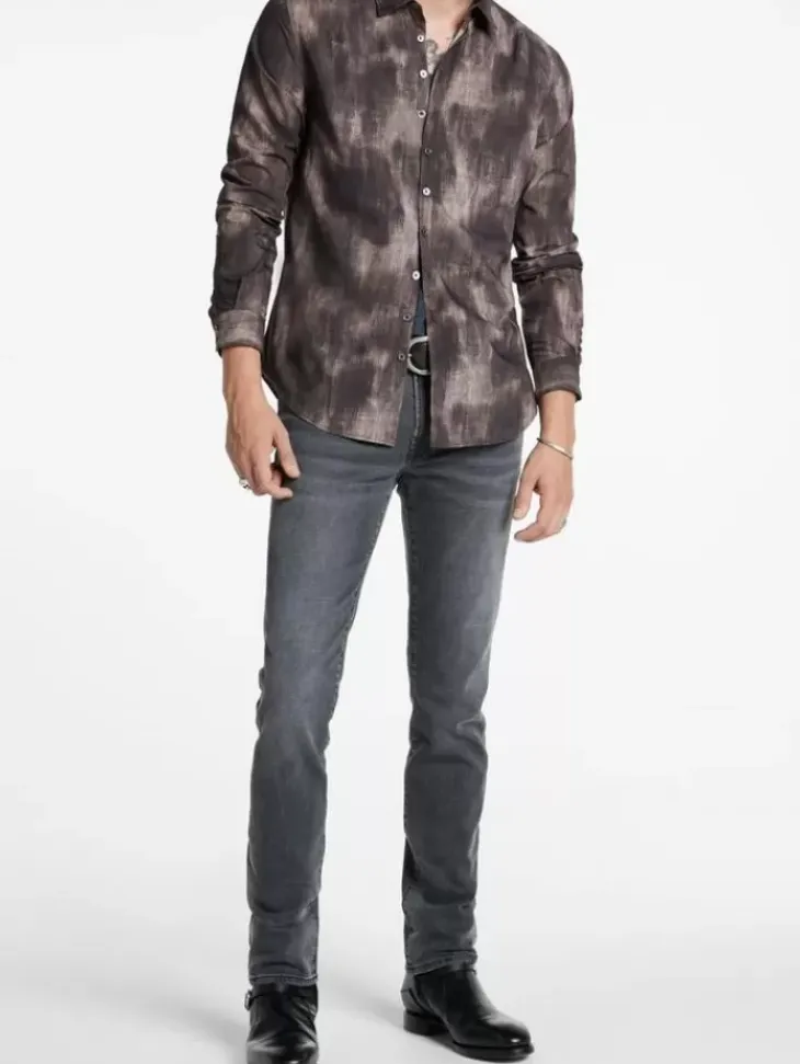Tops>John Varvatos BUCKS SHIRT BRANDY