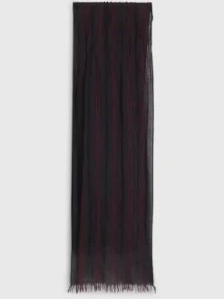 Shoes & Accessories>John Varvatos BUEL SCARF CHARCOAL