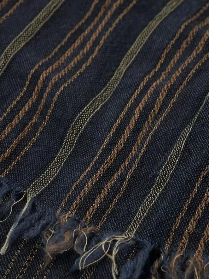 Shoes & Accessories>John Varvatos BUEL SCARF INDIGO
