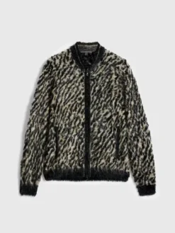 Sweaters>John Varvatos CAMINO BOMBER ESPRESSO