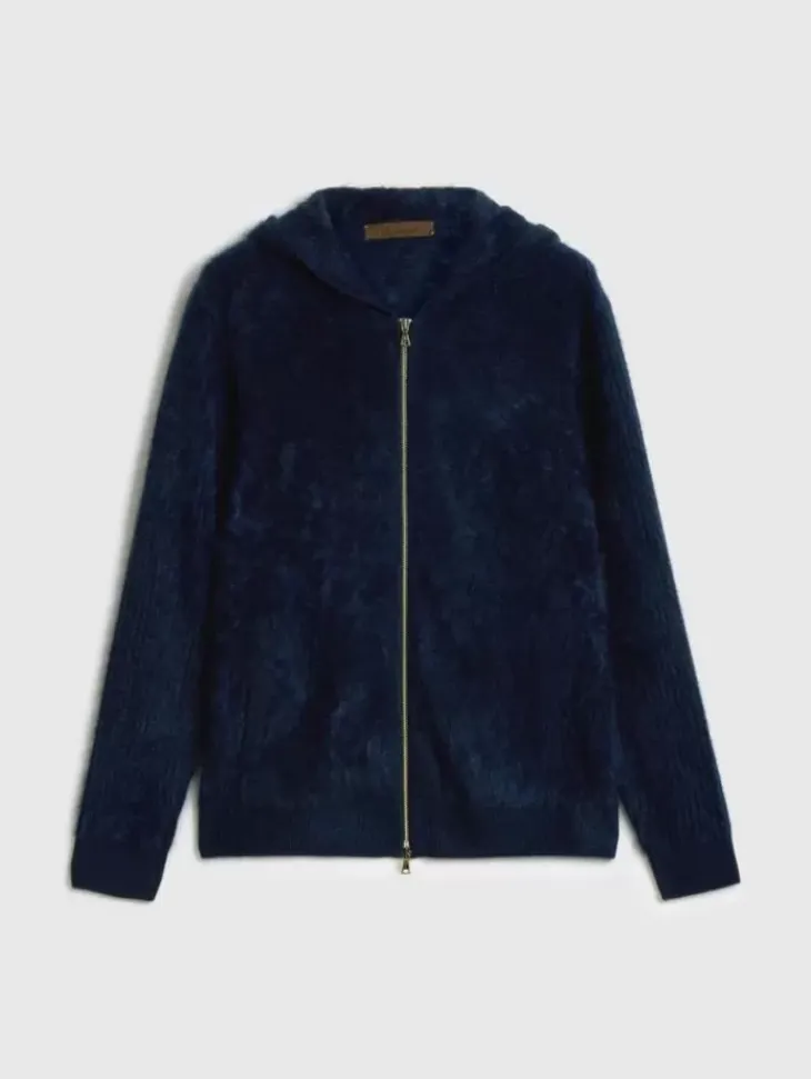 Sweaters>John Varvatos CATHERINE HOODIE MIDNIGHT