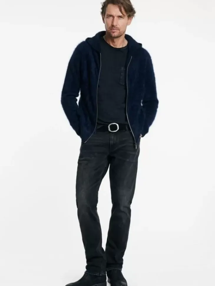 Sweaters>John Varvatos CATHERINE HOODIE MIDNIGHT