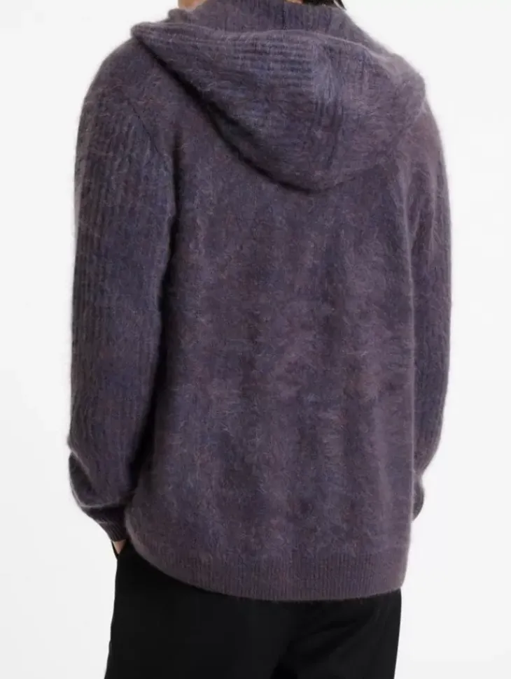 Leather & Outerwear|Tops>John Varvatos CATHERINE HOODIE AMETHYST
