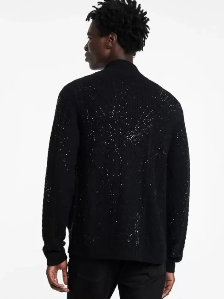 Coats And Jackets|Sweaters>John Varvatos CELESTE JACKET BLACK