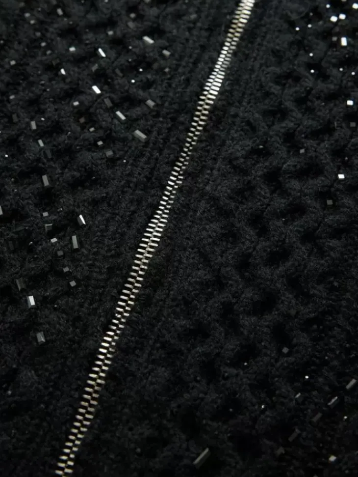 Coats And Jackets|Sweaters>John Varvatos CELESTE JACKET BLACK