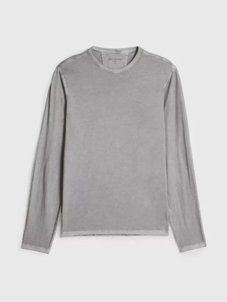 Tops>John Varvatos CHESTER CREW MEDGREY