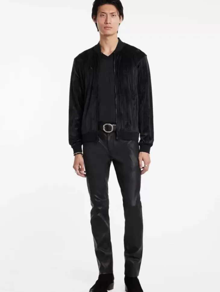 Coats And Jackets>John Varvatos CLAVIER BOMBER BLACK