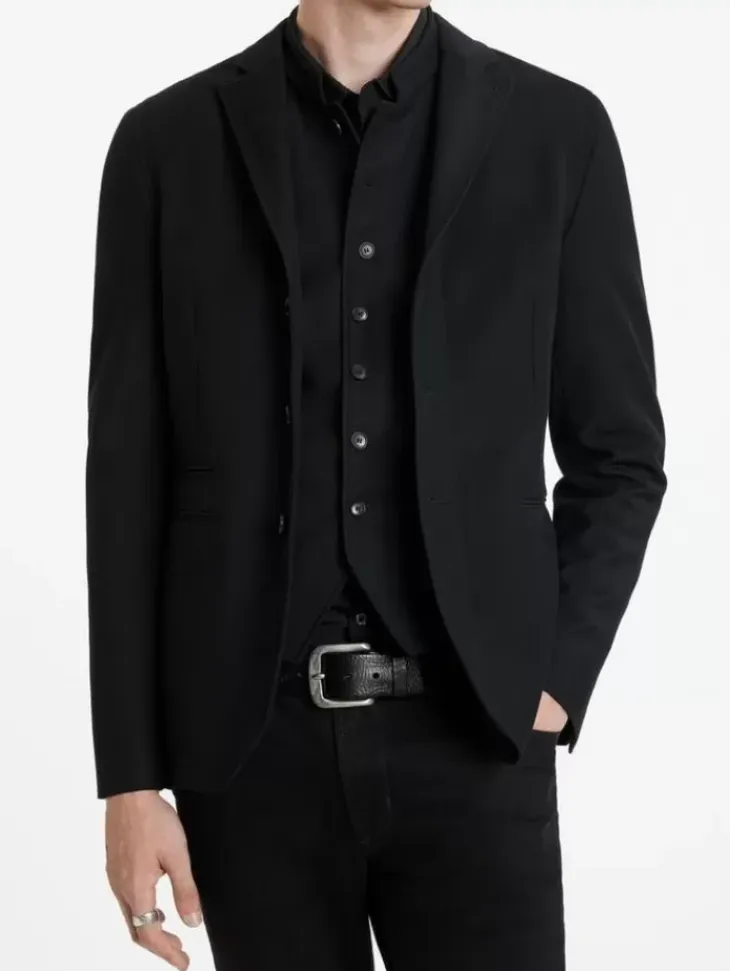 Leather & Outerwear|Tops>John Varvatos COLDEN JACKET BLACK