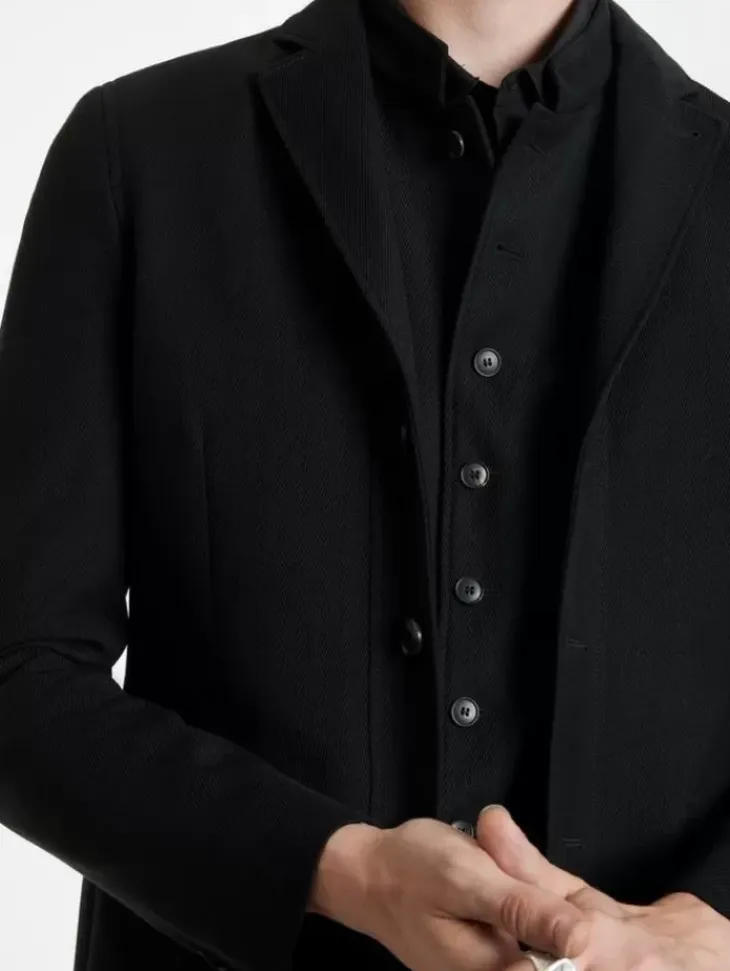 Leather & Outerwear|Tops>John Varvatos COLDEN JACKET BLACK