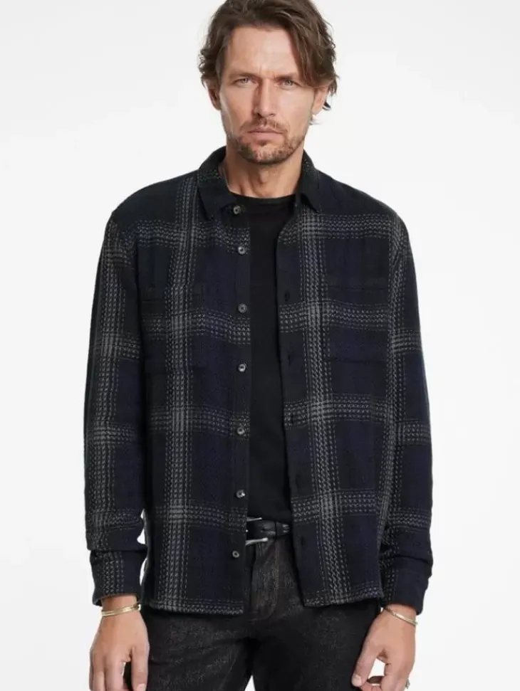 Shirts>John Varvatos COLE SHIRT INK