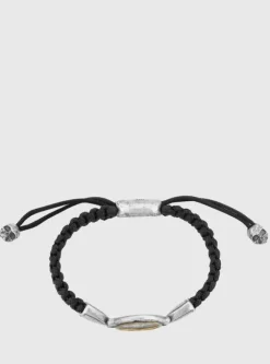 Jewelry>John Varvatos CORDED MERCURY COIN BRACELET SILVER
