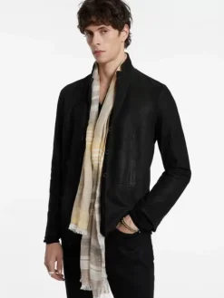 Shoes & Accessories>John Varvatos CORTEL SCARF CLAY
