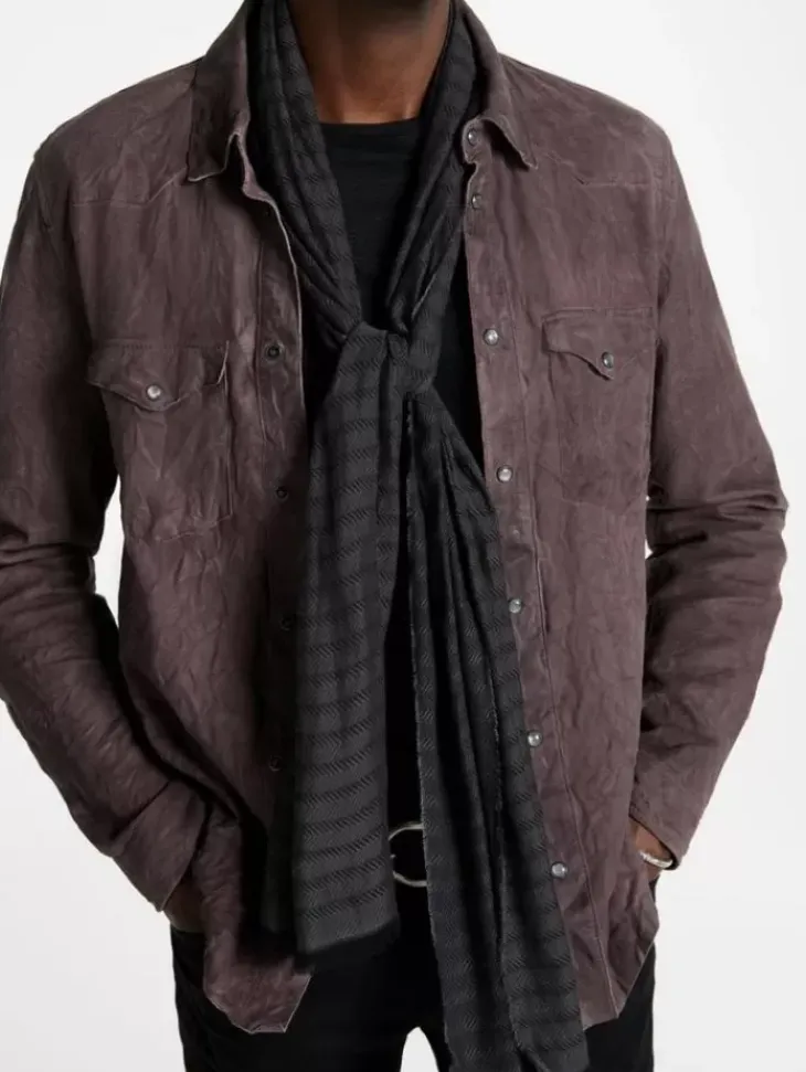 Shoes & Accessories>John Varvatos COZINE SCARF MEDGREY