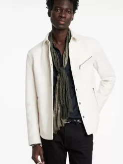 Scarves & Ties>John Varvatos DANE SCARF TEAKWOOD