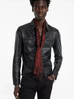 Scarves & Ties>John Varvatos DANE SCARF PRUCE