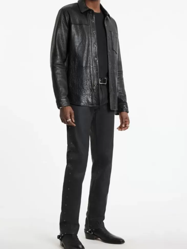 Jeans & Pants>John Varvatos DANTE STUDDED JEANS BLACK